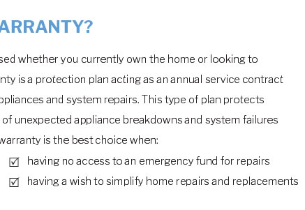 residential service contract vs home warranty